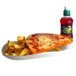 Kids 1/4 Pizza & Chips 