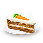 Carrot Cake With Ice Cream 
